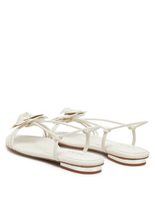 Aldo Sandały Gardenia 13986281 Biały. Kolor: biały. Materiał: skóra