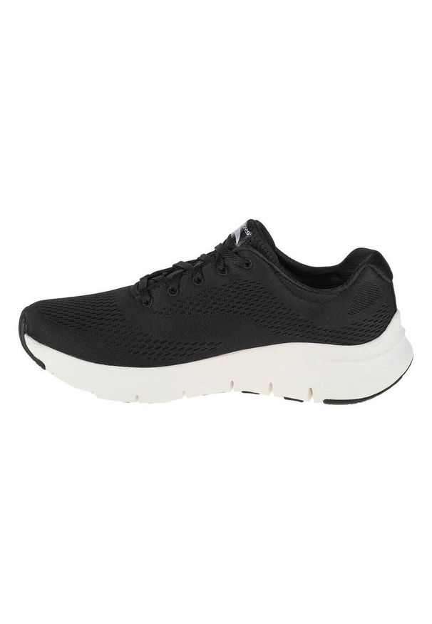 skechers - Buty sportowe Sneakersy damskie, Skechers Arch Fit-Big Appeal. Kolor: czarny, biały, wielokolorowy. Model: Skechers Sport. Sport: turystyka piesza