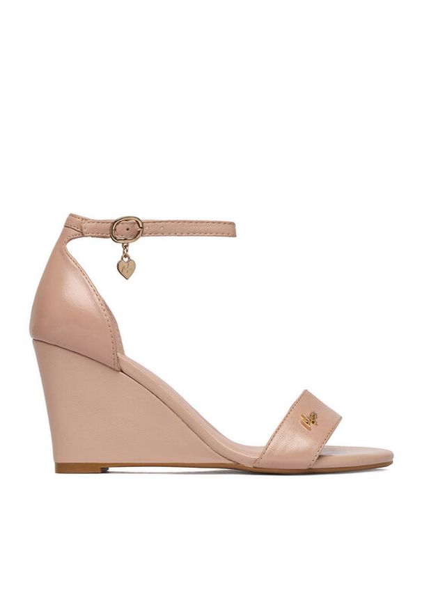 MEXX Sandały EO-CC2549-01 Różowy. Kolor: różowy. Materiał: skóra