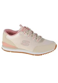 skechers - Buty do chodzenia damskie Skechers Sunlite Casual Daze. Okazja: na co dzień. Zapięcie: sznurówki. Kolor: różowy. Materiał: materiał, tkanina, syntetyk. Szerokość cholewki: normalna. Sport: turystyka piesza