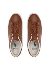 Polo Ralph Lauren Sneakersy Longwood 816879935001 Brązowy. Kolor: brązowy. Materiał: skóra #4