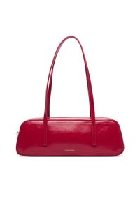 Calvin Klein Torebka Foil Logo Glossy Bauletto LV04F3638G Czerwony. Kolor: czerwony. Materiał: skórzane #1