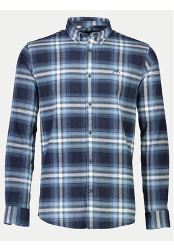 Lindbergh Koszula 30-225054 Granatowy Relaxed Fit. Kolor: niebieski. Materiał: bawełna