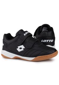LOTTO - Buty dziecięce do piłki noznej halowej Lotto PACER K. Okazja: na co dzień. Kolor: biały, czarny, brązowy, wielokolorowy