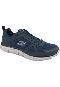 skechers - Buty do biegania męskie, Skechers Track-Scloric. Kolor: niebieski. Materiał: tkanina #1