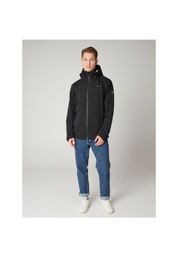 Protest - Kurtka techniczna z kapturem zapinana na zamek męska PROTEST Prtgatewood. Typ kołnierza: kaptur. Kolor: czarny. Sport: turystyka piesza