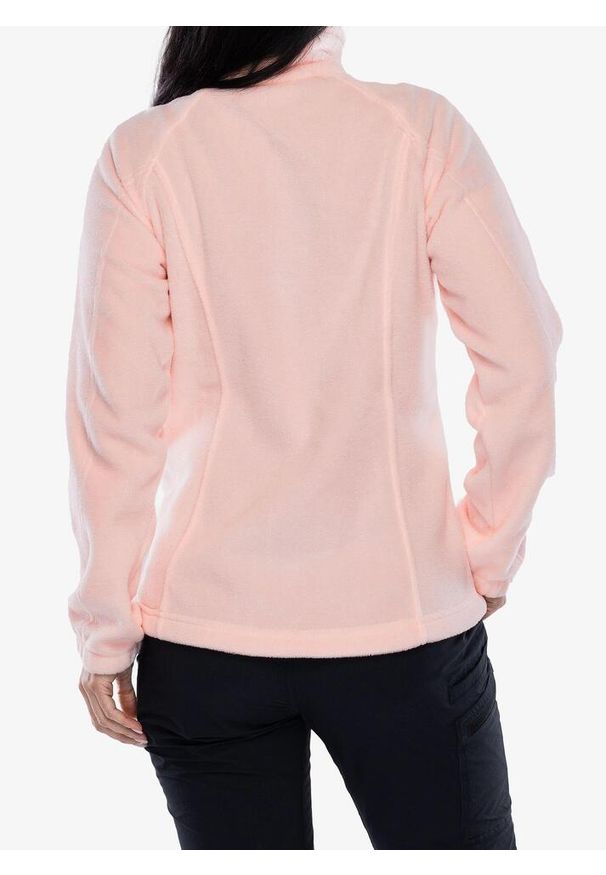 columbia - Bluza polarowa damska Columbia Benton Springs Full Zip rozpinana. Kolor: różowy. Materiał: poliester. Sport: turystyka piesza