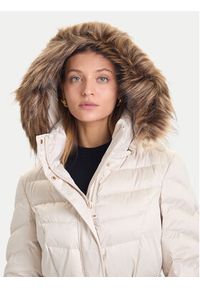 Guess Płaszcz zimowy W5BL30 W2802 Écru Regular Fit. Materiał: syntetyk. Sezon: zima #3