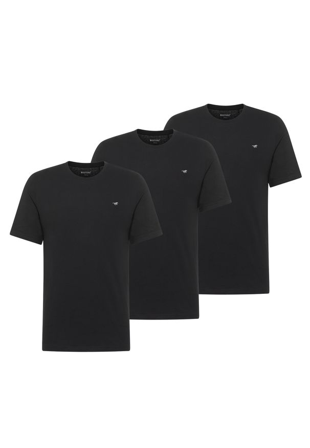 3-Pak T-Shirt Mustang Style Alex Czarny 1017989 4142. Kolor: czarny