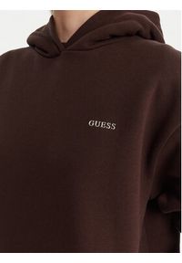 Guess Bluza V6RQ14 K9V31 Brązowy Regular Fit. Kolor: brązowy. Materiał: bawełna #5