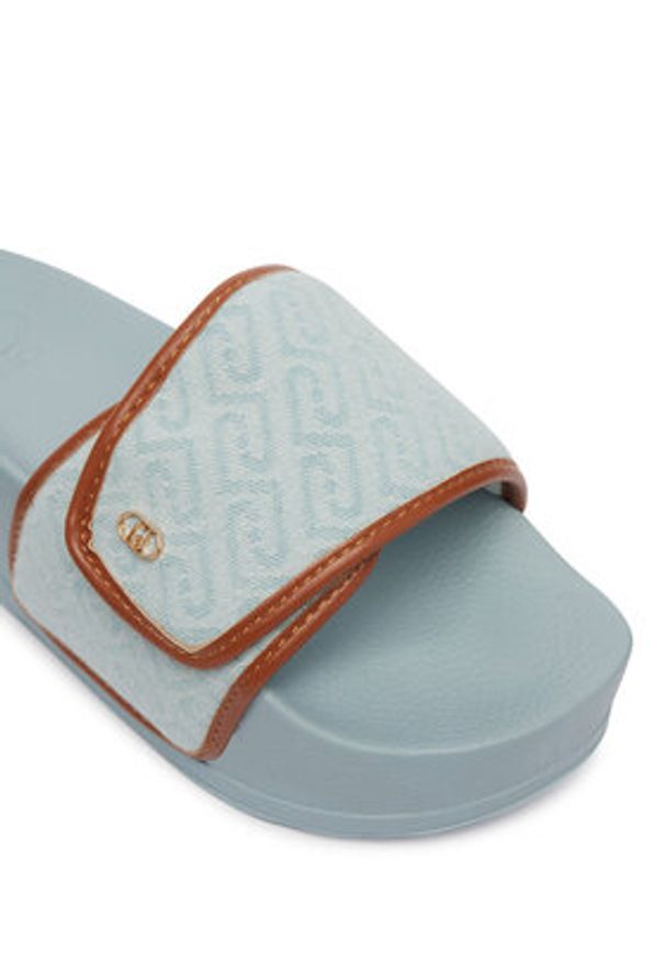 Liu Jo Klapki Mykonos 04 BA6079 TX523 Błękitny. Kolor: niebieski. Materiał: skóra