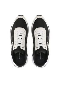 Trussardi Jeans - Trussardi Sneakersy 77A00512 Czarny. Kolor: czarny. Materiał: materiał #4