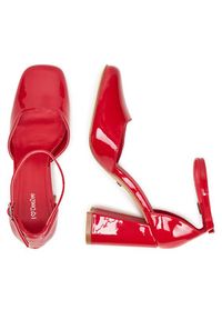 DeeZee Czółenka LWRK321-1 Czerwony. Kolor: czerwony. Materiał: skóra #3