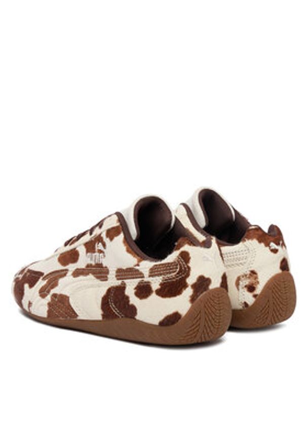 Puma Sneakersy Speedcat Cow Wns 406141 01 Brązowy. Kolor: brązowy. Materiał: skóra