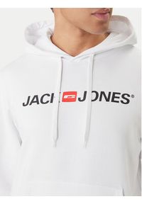 Jack & Jones Bluza Corp Old Logo 12137054 Biały Regular Fit. Kolor: biały. Materiał: syntetyk #7
