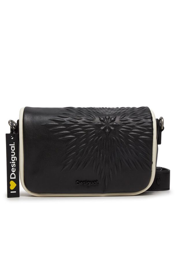 Desigual Torebka 24SAXP73 Czarny. Kolor: czarny. Materiał: skórzane