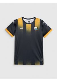 4f - 4F Trzecia koszulka klubowa z sezonu 2025/26 dziecięca 4F x Stal Mielec - czarna 146/152 (10-12 lat). Okazja: do domu. Kolor: czarny. Materiał: włókno, dzianina. Wzór: gradientowy. Sezon: lato. Styl: młodzieżowy