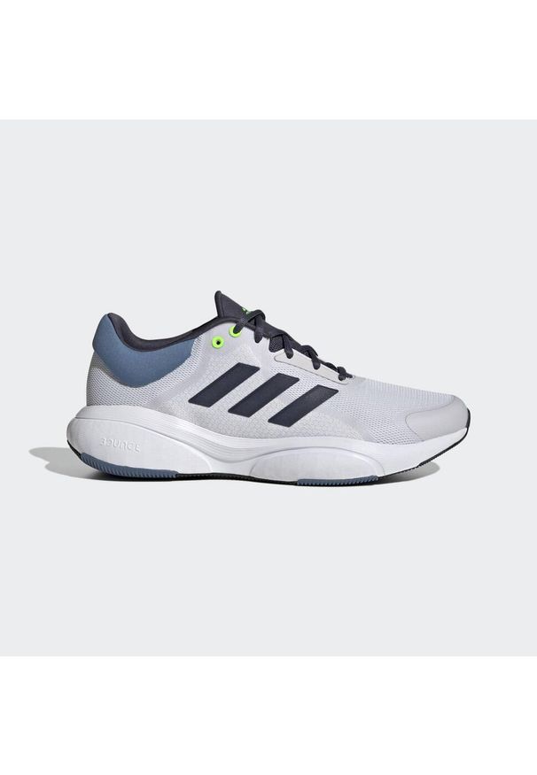 Adidas - Buty do biegania męskie adidas Response. Kolor: szary, niebieski, zielony, wielokolorowy. Sport: bieganie