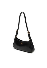 Calvin Klein Torebka Ck Small Shoulder Bag LV04F3170G Czarny. Kolor: czarny. Materiał: skórzane
