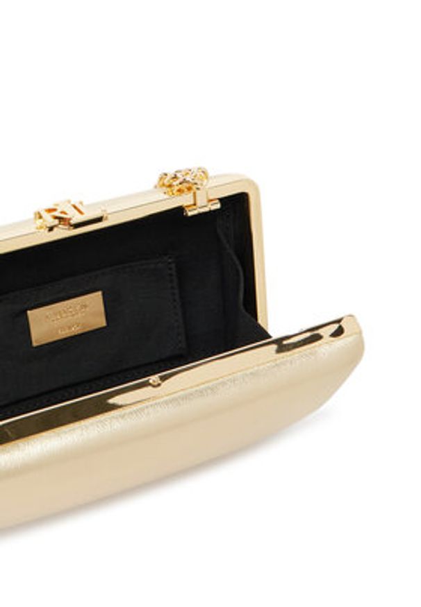 Lauren Ralph Lauren - LAUREN RALPH LAUREN Torebka 431P15648001 Złoty. Kolor: złoty. Materiał: skórzane