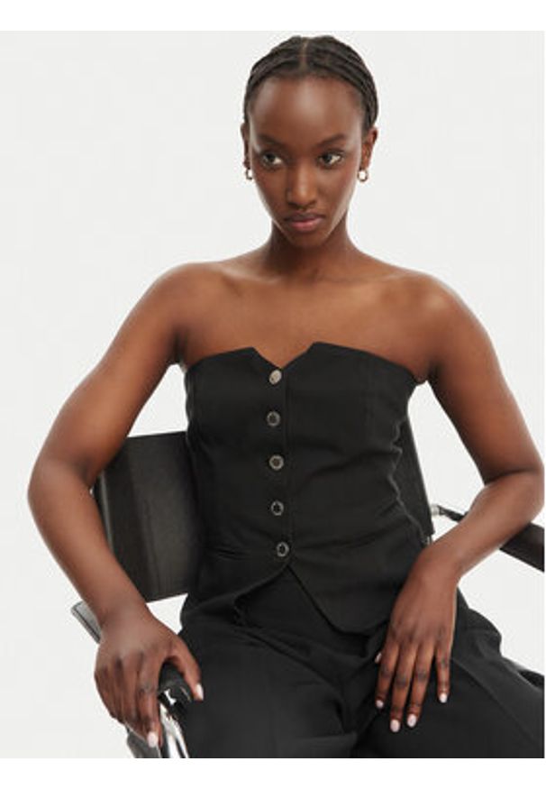 Morgan Top 251-CLODI.F Czarny Regular Fit. Kolor: czarny. Materiał: bawełna