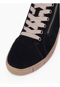 Remonte Trzewiki D1T70-03 Czarny. Kolor: czarny. Materiał: zamsz, skóra #4