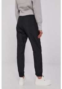 Champion Spodnie damskie kolor czarny proste medium waist. Kolor: czarny #5
