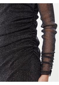 Please Sukienka koktajlowa A1WCCFQ000 Czarny Slim Fit. Kolor: czarny. Materiał: syntetyk. Styl: wizytowy