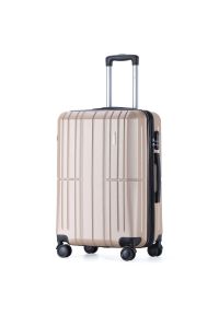 Betlewski - Średnia walizka NOVA BETLEWSKI beżowa BWA-030 M. Kolor: beżowy. Materiał: materiał #1