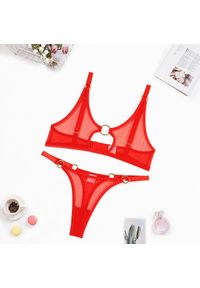 Intica - Bielizna z wycięciami z delikatnych materiałów Ardath. Kolor: czerwony. Materiał: materiał #1