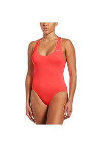 Kostium kąpielowy damskie Nike Fastback. Kolor: różowy. Materiał: poliester, materiał #1