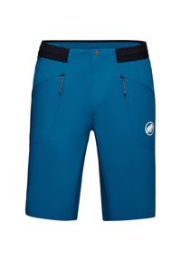 Spodenki trekkingowe męskie Mammut Aenergy Light SO. Kolor: niebieski. Sport: turystyka piesza #1