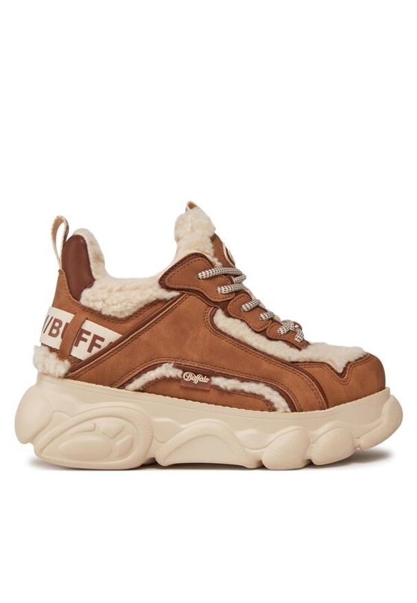 Buffalo Sneakersy Cld Chai Warm 1636023 Beżowy. Kolor: beżowy. Materiał: skóra