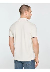 Big-Star - koszulka męska polo perłowa seller 103. Typ kołnierza: polo. Kolor: kremowy. Materiał: dresówka, bawełna, jeans, dzianina. Wzór: haft. Styl: klasyczny, elegancki #4