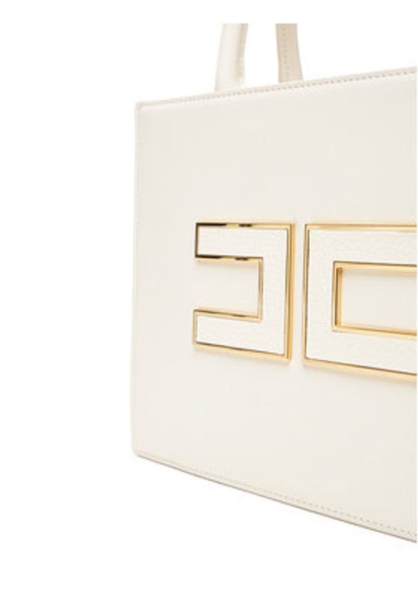 Elisabetta Franchi Torebka BS-33A-56E2-V380 Biały. Kolor: biały. Materiał: skórzane