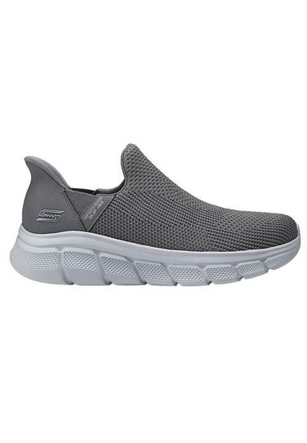 skechers - Buty do chodzenia męskie Skechers Bobs B Flex Resilient Edge. Zapięcie: bez zapięcia. Kolor: wielokolorowy, szary. Materiał: tkanina, materiał. Szerokość cholewki: normalna. Sport: turystyka piesza