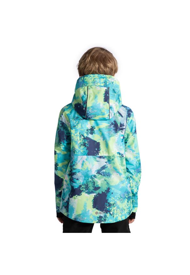 Kurtka turystyczna dla dzieci Lemon Explore WL5 wodoodporna ThermoTEX. Kolor: wielokolorowy. Materiał: poliester. Styl: sportowy. Sport: turystyka piesza