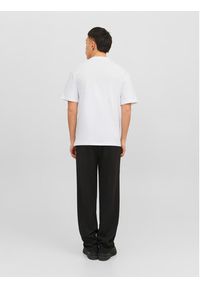 Jack & Jones - Jack&Jones T-Shirt Vesterbro 12240121 Biały Relaxed Fit. Kolor: biały. Materiał: bawełna