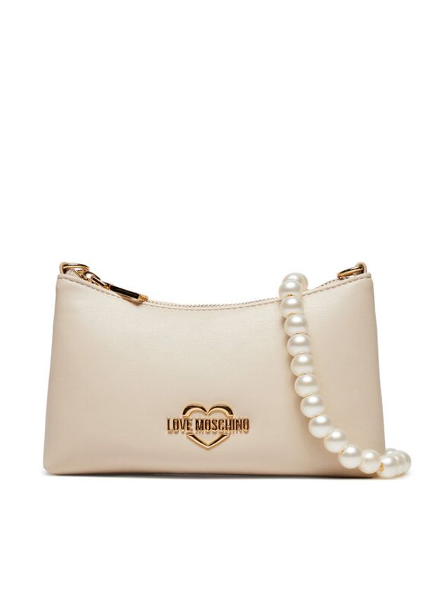 Love Moschino - LOVE MOSCHINO Torebka JC4351PP0LKT0110 Écru. Materiał: skórzane