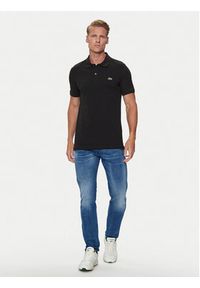 Lacoste Polo PH4012 Czarny Slim Fit. Typ kołnierza: polo. Kolor: czarny. Materiał: bawełna