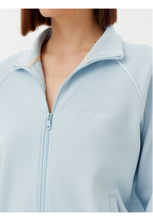 Guess Jeans Bluza W5GQ38 KB212 Błękitny Regular Fit. Kolor: niebieski. Materiał: syntetyk