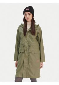 Hunter Parka Janna HARW0021242 Khaki Regular Fit. Kolor: brązowy. Materiał: syntetyk #1