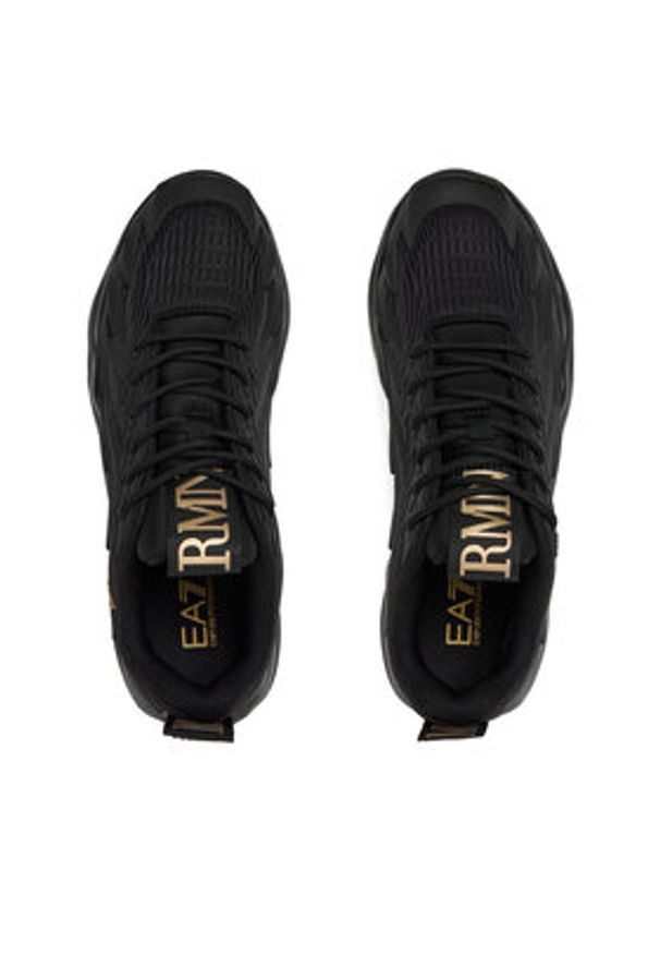 EA7 Emporio Armani Sneakersy 7X000304 AF18442 MC021 Czarny. Kolor: czarny. Materiał: materiał