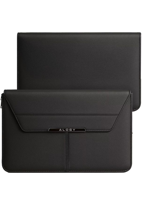 Torba na laptopa Alogy FlexCase Pro wielofunkcyjna rozkładana z podstawką i podkładką na myszkę do Macbooka 13/ 14" Czarna. Kolor: czarny