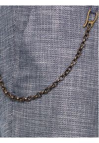 CINQUE Spodnie materiałowe Cibravo 2140 Granatowy Slim Fit. Kolor: niebieski. Materiał: materiał, syntetyk