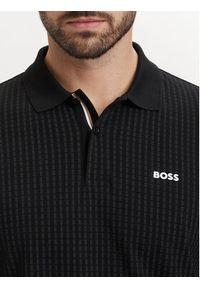 BOSS Polo Pl Goc Birdie 3 50559355 Czarny Regular Fit. Typ kołnierza: polo. Kolor: czarny. Materiał: bawełna #3