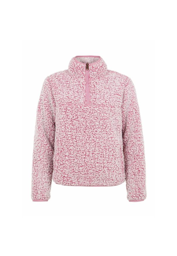 Damski polar 1/4 zip Protest PRTSURAMI. Kolor: różowy. Materiał: polar. Sezon: zima. Sport: narciarstwo