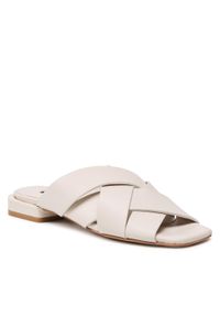 Gino Rossi - Klapki GINO ROSSI - 22922 Beige. Kolor: beżowy. Materiał: skóra #1