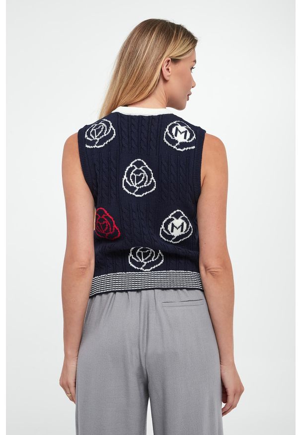 Marella Sport - Kamizelka damska wełniana Didimo MARELLA SPORT. Materiał: wełna. Styl: sportowy