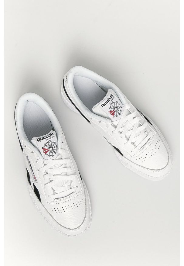 Reebok Classic - Buty skórzane Club C Revenge Mu. Nosek buta: okrągły. Zapięcie: sznurówki. Kolor: biały. Materiał: skóra. Model: Reebok Classic, Reebok Club